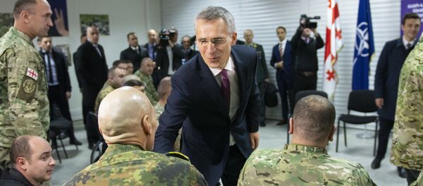 Генеральный секретарь НАТО Йенс Столтенберг посещает Грузию Генеральный секретарь НАТО Йенс Столтенберг посещает Грузию - Sputnik Грузия