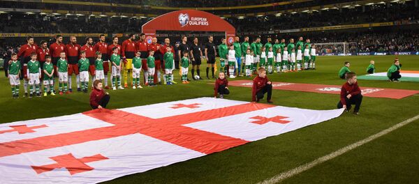 Матч между сборными Грузии и Ирландии по футболу - Sputnik Грузия