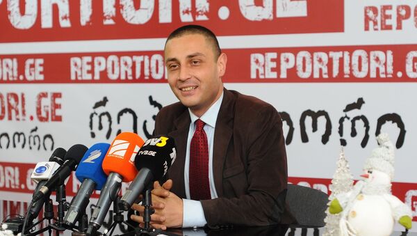 Представитель Лейбористской партии Грузии, правозащитник Лаша Чхартишвили - Sputnik Грузия