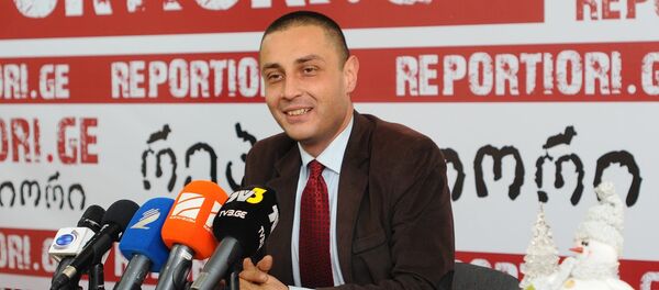 Представитель Лейбористской партии Грузии, правозащитник Лаша Чхартишвили - Sputnik Грузия