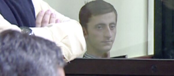 Малхаз Кобаури, обвиняемый в убийстве семьи Смит, в зале суда во время объявления приговора - Sputnik Грузия