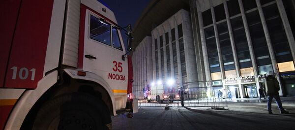 ხანძარი მოსკოვში სპორტკომპლექს „ოლიმპიისკში“ ხანძარი მოსკოვში სპორტკომპლექს „ოლიმპიისკში“ - Sputnik საქართველო