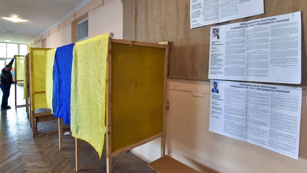 Подготовка избирательных участков к выборам президента Украины - Sputnik Грузия