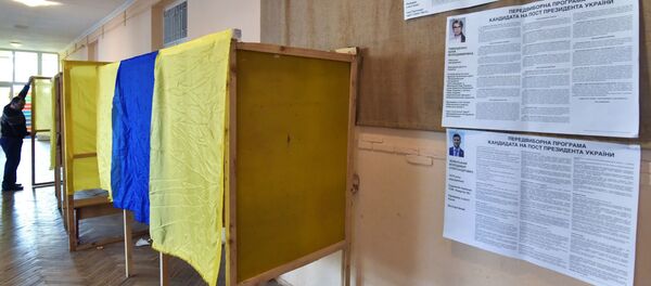 Подготовка избирательных участков к выборам президента Украины - Sputnik Грузия