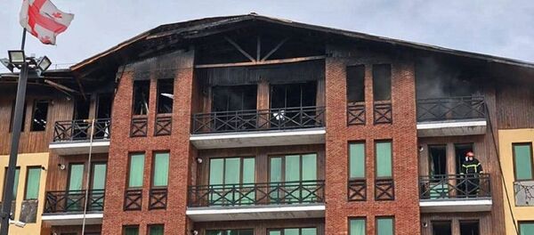 Пожар в гостинице в Бакуриани - Sputnik Грузия