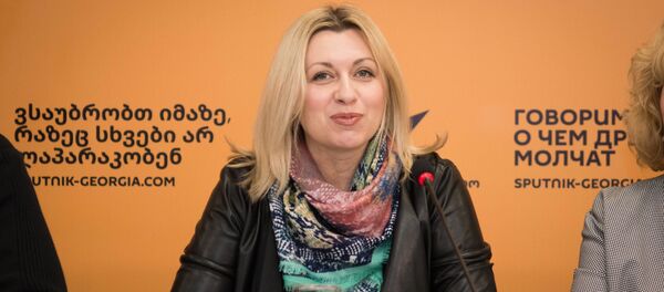 Недетское кино - Анна Савчук рассказала, как школьники Грузии и России снимают фильм - Sputnik Грузия