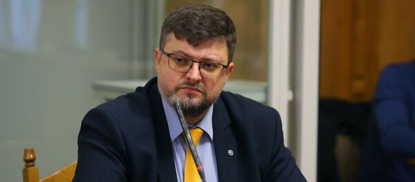 Адвокат Андрей Доманский на заседании Верховного суда Украины - Sputnik Грузия