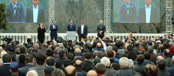 Представление кандидата на пост мэра района Хуло Вахтанга Беридзе - Sputnik Грузия