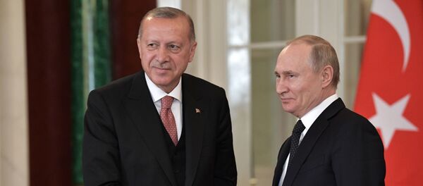 Президент РФ В. Путин встретился с президентом Турции Р. Т. Эрдоганом - Sputnik Грузия