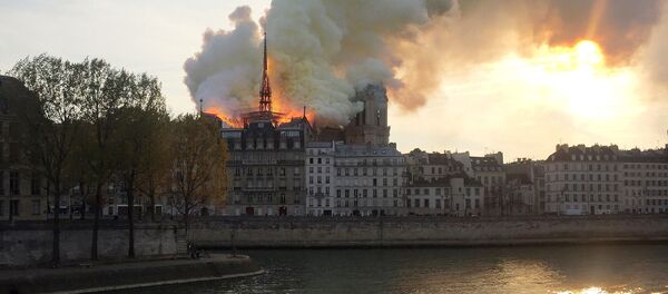 Пожар в соборе Нотр-дам в Париже - Sputnik Грузия