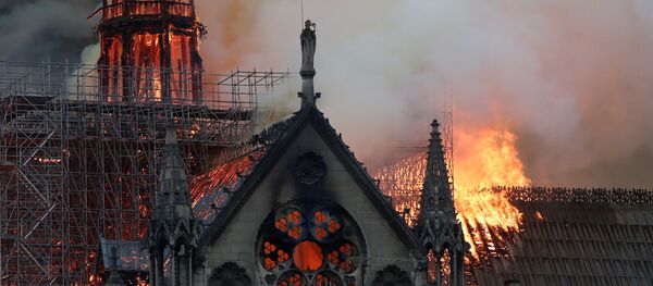 Пожар в соборе Нотр-дам в Париже - Sputnik Грузия