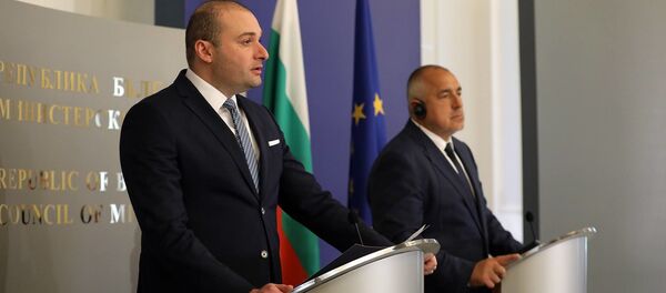 Премьер-министры Грузии и Болгарии Мамука Бахтадзе и Бойко Борисов - Sputnik Грузия
