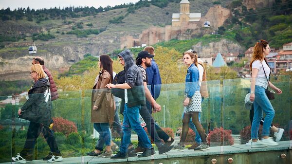 ტურისტები თბილისში  - Sputnik საქართველო