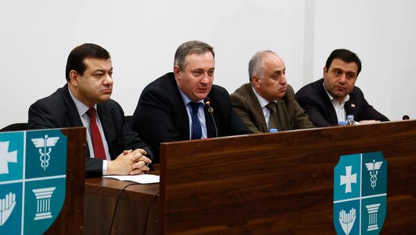 Встреча председателей парламентского комитета по вопросам здравоохранения с представителями клиник - Sputnik Грузия