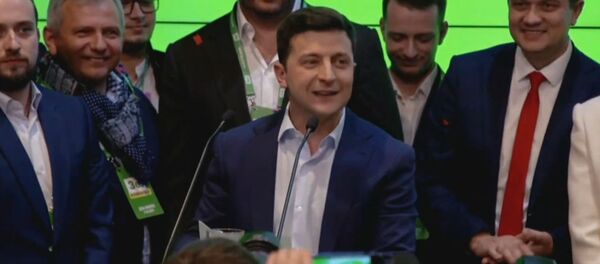 Мы сделали это вместе! - Зеленский выиграл президентские выборы - Sputnik Грузия