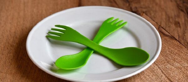 Тарелка с приборами - Sputnik Грузия