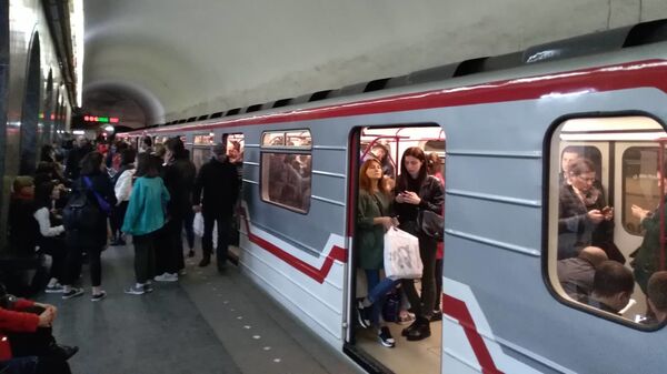 Ситуация на станции метро Марджанишвили в Тбилиси  - Sputnik Грузия