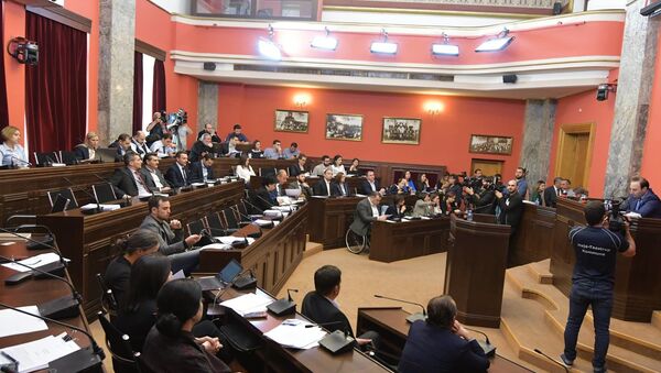 Заседание юридического комитета парламента Грузии - Sputnik Грузия