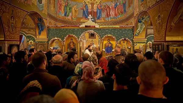 Богослужение на языке Иисуса Христа в Грузии – как поют на арамейском - Sputnik Грузия