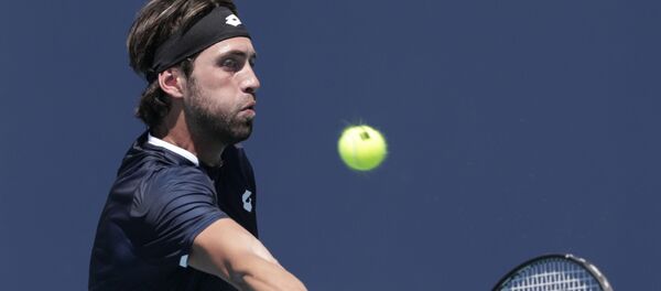 Теннисист Николоз Басилашвили - Sputnik Грузия