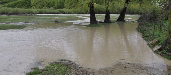 წყალდიდობა თიანეთში - Sputnik საქართველო