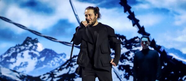 Репетиция Ото Немсадзе на Евровидении 2019 Репетиция Ото Немсадзе на Евровидении 2019 - Sputnik Грузия