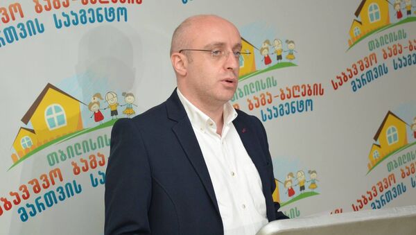 Директор Агентства по управлению детскими садами Тбилиси Кахабер Гванцеладзе - Sputnik Грузия