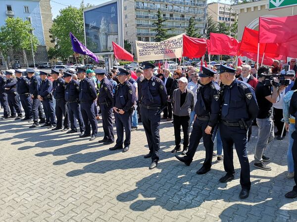 Задержаны трое участников акций в Тбилиси по случаю Дня победы над фашизмом - Sputnik Грузия