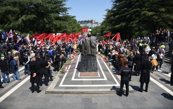 Акция памяти Бессмертный полк в День Победы над фашизмом 9 Мая в столице Грузии - Sputnik Грузия