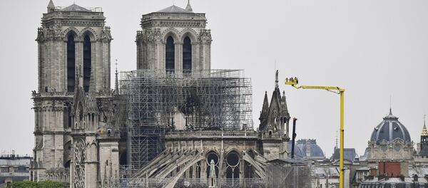 პარიზის ღვთისმშობლის ტაძარი ტრაგედიის შემდეგ - Sputnik საქართველო