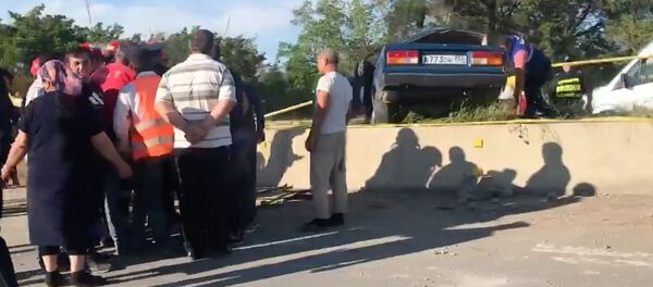 თბილისი-რუსთავის გზაზე მგზავრებმა საავტომობილო ავარია გადაიღეს - Sputnik საქართველო