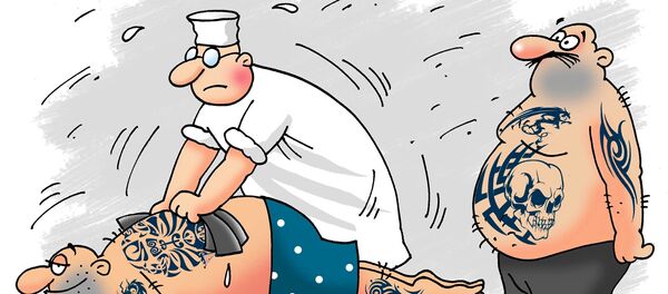 წაშალე ახალგაზრდობის შეცდომები! ქართველ პატიმრებს ტატუებს მოაშორებენ - Sputnik საქართველო