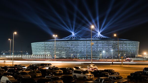 Бакинский Олимпийский стадион, на котором состоится финал Лиги Европы 2019 - Sputnik Грузия