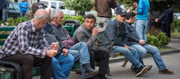 მეშახტეების შიმშილობა ჭიათურაში მეშახტეების შიმშილობა ჭიათურაში - Sputnik საქართველო