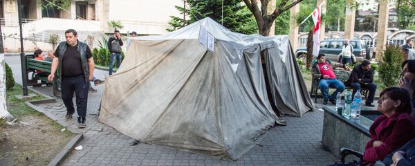 გაფიცული მეშახტეების აქცია ჭიათურაში გაფიცული მეშახტეების აქცია ჭიათურაში - Sputnik საქართველო