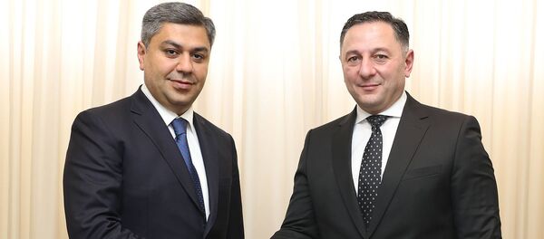 Директор Службы национальной безопасности РА Артур Ванецян встретился с руководителем Службы государственной безопасности Грузии Вахтангом Гомелаури - Sputnik Грузия