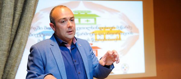 Президент Бизнес-ассоциации дистрибьюторов Грузии Ива Чкония - Sputnik Грузия