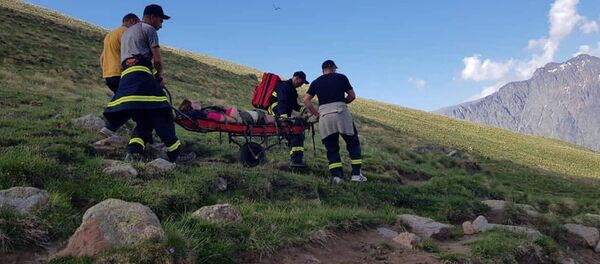 ყაზბეგში გერმანელი ტურისტი ქალი გადაარჩინეს - Sputnik საქართველო