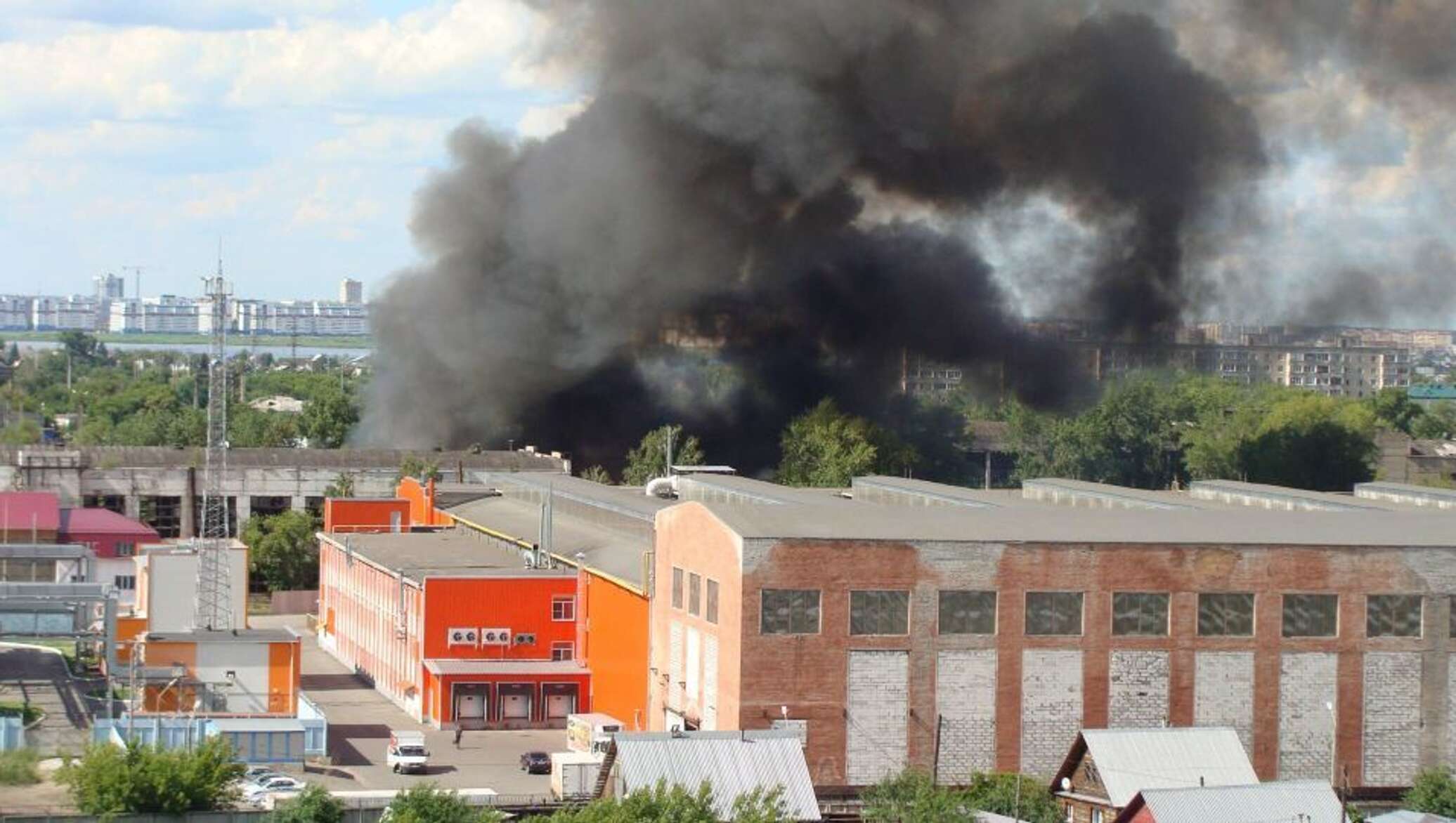 Взрыв на заводе Кристалл в Дзержинске