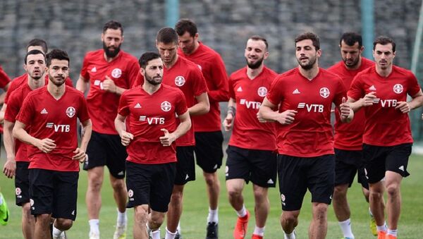 Тренировка сборной Грузии по футболу - Sputnik Грузия