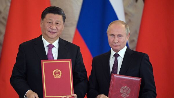 Мероприятия с участием президента РФ В. Путина в рамках государственного визита в РФ председателя КНР Си Цзиньпина - Sputnik Грузия