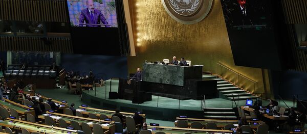 Выступление премьер-министра Армении Никола Пашиняна на Генеральной ассамблее ООН (25 сентября 2018). Нью-Йорк - Sputnik Грузия