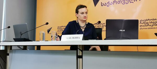 Заместитель главного редактора RT Анна Белкина на проекте SputnikPro - Sputnik Грузия