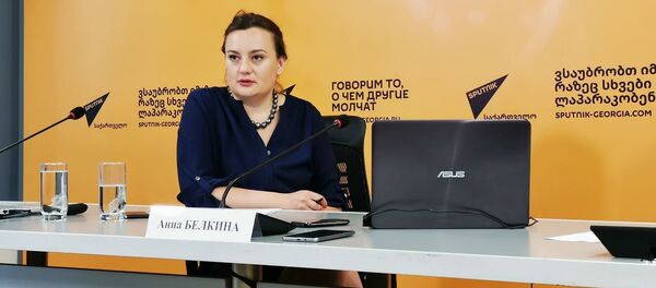 Заместитель главного редактора RT Анна Белкина на проекте SputnikPro - Sputnik Грузия