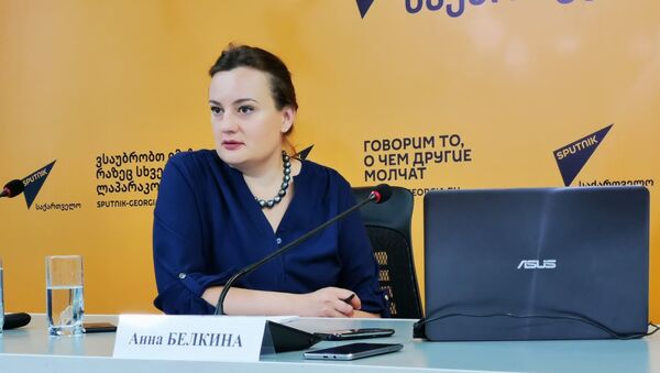 Заместитель главного редактора RT Анна Белкина на проекте SputnikPro - Sputnik Грузия