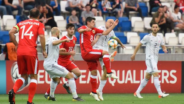 Матч сборных Грузии и Гибралтара по футболу - Sputnik Грузия