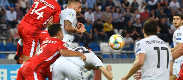 Матч между сборными Грузии и Гибралтара по футболу Матч между сборными Грузии и Гибралтара по футболу - Sputnik Грузия