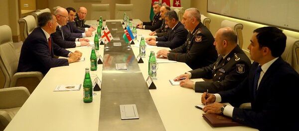 Встреча представителей министерства обороны Грузии и Азербайджана  - Sputnik Грузия