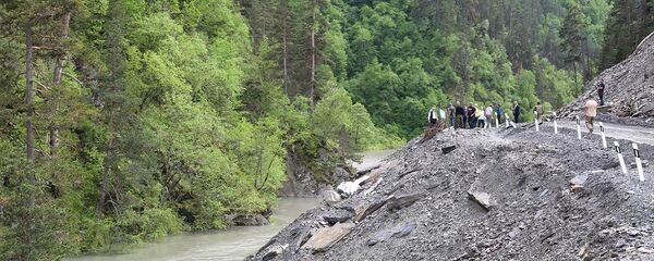 56-й километр дороги в Тушети - Sputnik Грузия