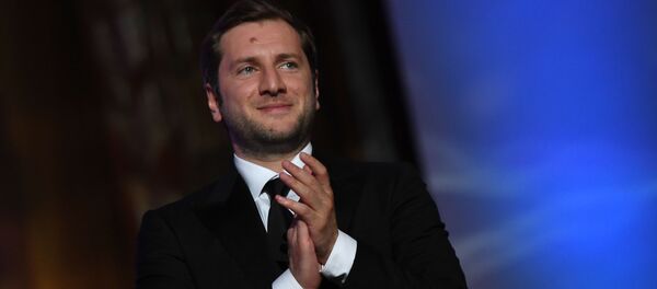 Член жюри основного конкурса, режиссер, продюсер Резо Гигинеишвили на торжественной церемонии открытия XXX Открытого Российского кинофестиваля Кинотавр в Сочи - Sputnik Грузия